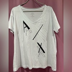 White Armani Exchange T-shirt